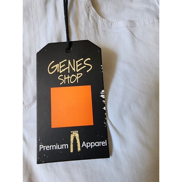 Genes Shop White Mens Shorts NEW Size 30 Slim MSRP $88 - Picture 5 of 6